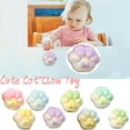 thumbnail image 5 of Soft Cat Paw Squishy Toys – Handmade Silicone Kawaii Taba Toys for Stress Relief, Anxiety Squeeze Fidget, Light Purple, 5 of 5