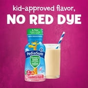 (4 pack) PediaSure Grow & Gain with Fiber & Immune Support, Strawberry, 8-fl-oz Bottle, Pack of 6
