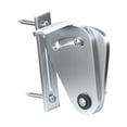 thumbnail image 2 of Pestillo de puerta deslizante, de puerta corrediza de granero, de privacidad s de perno deslizante Plata Sunnimix Cerradura de puerta de granero, 2 of 8