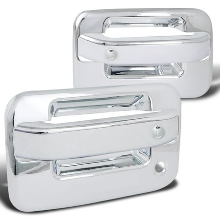 - Spec-D Tuning 2004-2012 Ford F150 2Dr Chrome Abs Door Handle Cover W/ Driver Side Key Hole 2004 2005 2006 2007 2008 2009 2010 2011 2012