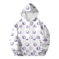 thumbnail image 6 of PiGOGI Boys Girls Fleece Jacket with Hood Winter Warm Zip Up Coat Toddler Kids Outerwear Long Sleeve 4-12 Years Purple 4 Years, 6 of 6
