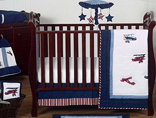 plane crib sheets