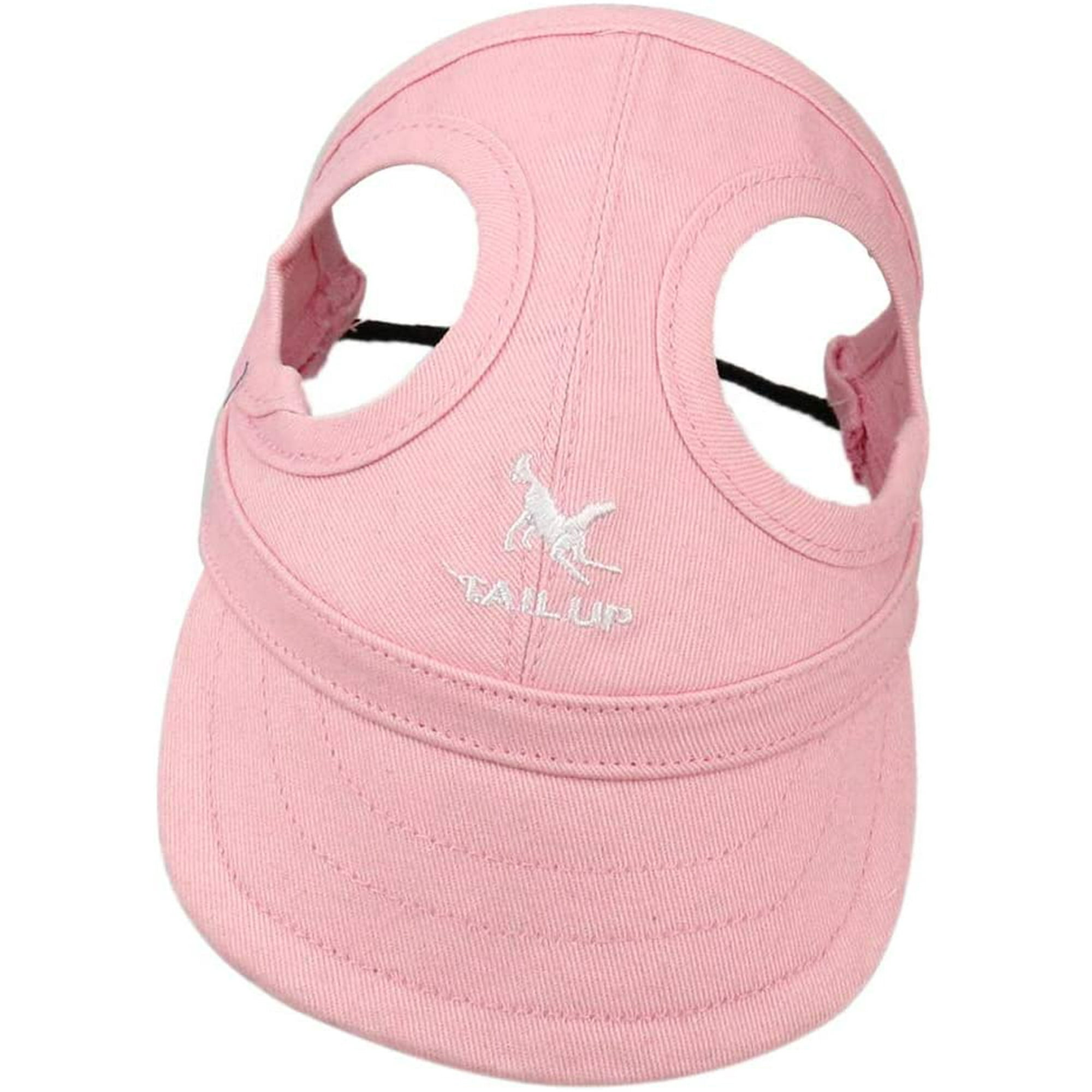 Lishi Dog Hat Canvas Baseball Cap Hat With Dog Ear Holes. Blue L Blue L