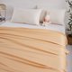 thumbnail image 4 of Manta refrescante de verano de fibra de seda para niños | Manta ligera y transpirable | Suave en beige, caqui y morado | Ideal para viajes, siestas, coche o sofá | Lavable a máquina, 4 of 5