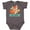 Charcoal Grey, variant on Inktastic Little Brother Woodland Fox Lil Bro Boys Baby Bodysuit