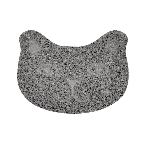 Alfombra pequeña para gatos Alfombra control para interiores para esparcir arena para gatos Cajas para gatos Alfombra para arena y lavable para mascotas para artículos para mascotas