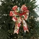 thumbnail image 1 of Adorno Navideño de Lazo de Tela con Lentejuelas y Polvo Glutinoso, Multicapa, para Árbol de Navidad | Accesorios de Alta Gama para Decoración de Escenas - Material: Poliéster | Multicolor - 40 X 35 X, 1 of 6