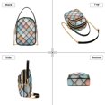 thumbnail image 3 of FORMRS Crossbody Bag for Women Quilted Travel Shoulder Cell Phone Purse with Chain Strap Handbag, Colorful Art Pattern, 3 of 7