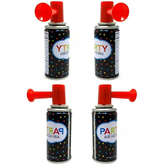 Air Horn Portable Loud Blast Noise Maker for Safety Party Sports Boat 4 Pack 0.53 oz