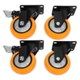 thumbnail image 3 of Rueda de placa, rueda de placa giratoria de 4 piezas Rueda de PVC Funcionamiento suave, 3 of 14