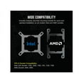 thumbnail image 6 of CORSAIR iCUE LINK H100i RGB Liquid CPU Cooler - QX120 RGB Fans - White - 240mm Radiator - Fits Intel LGA 1851, 1700, AMD AM5 - iCUE LINK System Hub Included, 6 of 10