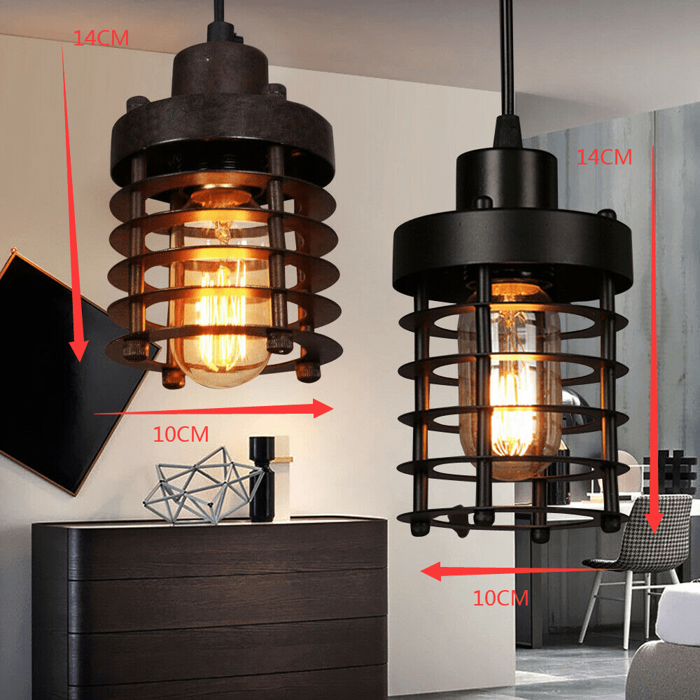 Vagabond Vintage Small Iron Factory Pendant Lamp – Rue Boutique
