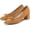 Brown, variant on Women's Pumps Closed Toe heels Pointed-Toe Chunky Heel Dress Shoes Comfortable Heels