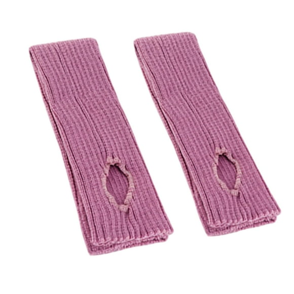 Calentadores de piernas de ballet, calcetines altos, calcetines Y2K, calentadores de piernas para entrenamiento, 55cm
