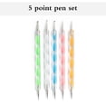 thumbnail image 5 of Kits De Herramientas De Punteado De Mandala, Kits De Herramientas De Pintura, Pinceles, Bandeja De Pintura, Pinceles, Pintura De Roca 42 Uds Moyic EL008815-00, 5 of 5