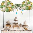 thumbnail image 3 of Over the Table Rod Stand with Clamps 46 Inch-100 Inch Length 29 Inch-55 Inch Height Table Balloon Arch Stand, 3 of 5