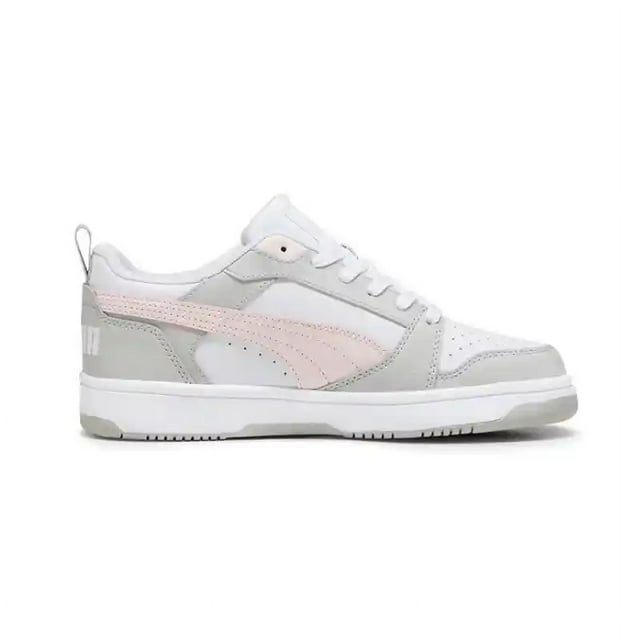 Tenis Puma Rebound V6 Low para Mujer 392328-08 gris 23.5