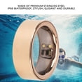 thumbnail image 4 of Anillo Inteligente Rastreador De Salud Monitoreo De Temperatura Del Sueño IP68 Anillo Inteligente Recargable Impermeable Para Hombres Y Mujeres Oro Rosa, 4 of 8
