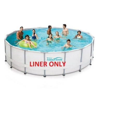 Replacement 14 X 42 Summer Waves Elite Frame Round Pool Liner Only Brickseek