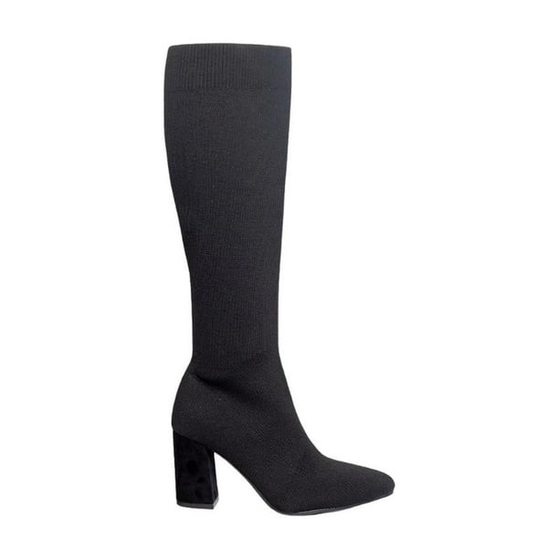 Botas Dama Emporium Tubo Alto Tacón 8cm Estilo 2409062 negro 26
