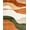 Brown, Pattern 6, variant on Flatwoven High Traffic Area Rug, Modern Non Slip with Curved Lines and Earthy Neutral Palette, Non Slip, Stain Resistant, Washable Area Rugs for Living Room, Bedroom(Beige, 4X6)
