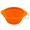 Orange, variant on Kewoow Silicone Bowl collapsable Dog & Cat, puppies.Foldable with a carabiner/clip, Travel expandable pet dish for water or food, Small-medium-Large sized pets 28.74 fl oz/ 4 us cup. Blue