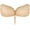 Beige, variant on Push up Silicone Bra for Women Sticky Invisible Reusable Adhesive Strapless Stick on Bra for Backless Front Strings