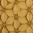 thumbnail image 3 of Rizzy Home Decorative Poly Filled Throw Pillow Solid Botanical Petals 18"X18" Yellow, 3 of 3