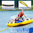 thumbnail image 3 of Boat Tow Rope , 60FT 3K 1-3 Riders Tube Boating Ropes Heavy Duty Ski Rope for Ski Float Water Skiing, 3 of 5