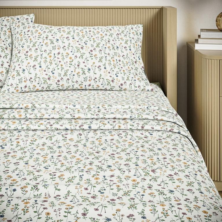 Beautiful by Drew Barrymore Queen Sheet Set, Botanical photo 8