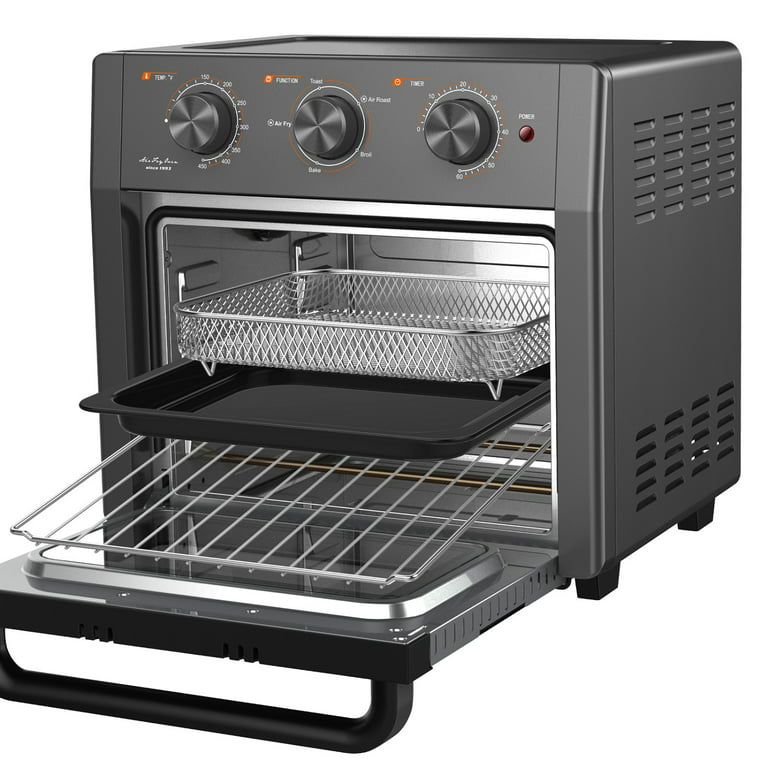 VEVOR Commercial Convection Oven, 66L/60Qt, Half-Size Conventional Oven Countertop, 1800W 4-Tier Toaster w/ Front Glass Door