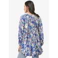 thumbnail image 2 of Ellos Plus Size Tiered Tunic With Notch V-Neck, 2 of 2