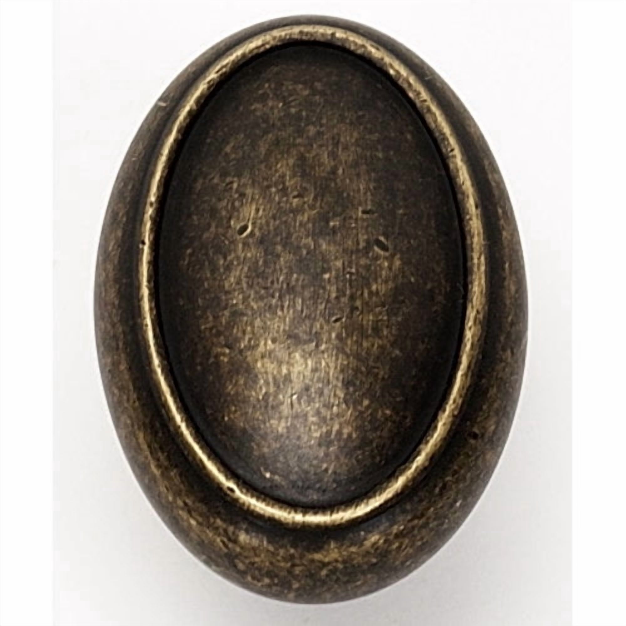 Alno A1560-AEM Classic Traditional Cabinet Oval Knob Antique English Matte