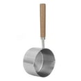 thumbnail image 1 of Mini Saucepan, Walnut Handle Portable Milk Butter Warmer Pot Easy Cleaning 304 Stainless Steel  for Kitchen, 1 of 7