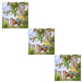 thumbnail image 2 of Billuyoard Straw Rabbit Adornment Easter Bunny Statue Cute for Patio Farmhouse Garden Type1 NO1, 2 of 6