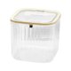 thumbnail image 1 of Bote de basura tipo prensa, accesorios para el cabello, caja de almacenamiento con tapa, cubo de basura tipo prensa para mesa de café de cocina casera Blanco 153x153x14cm, 1 of 9