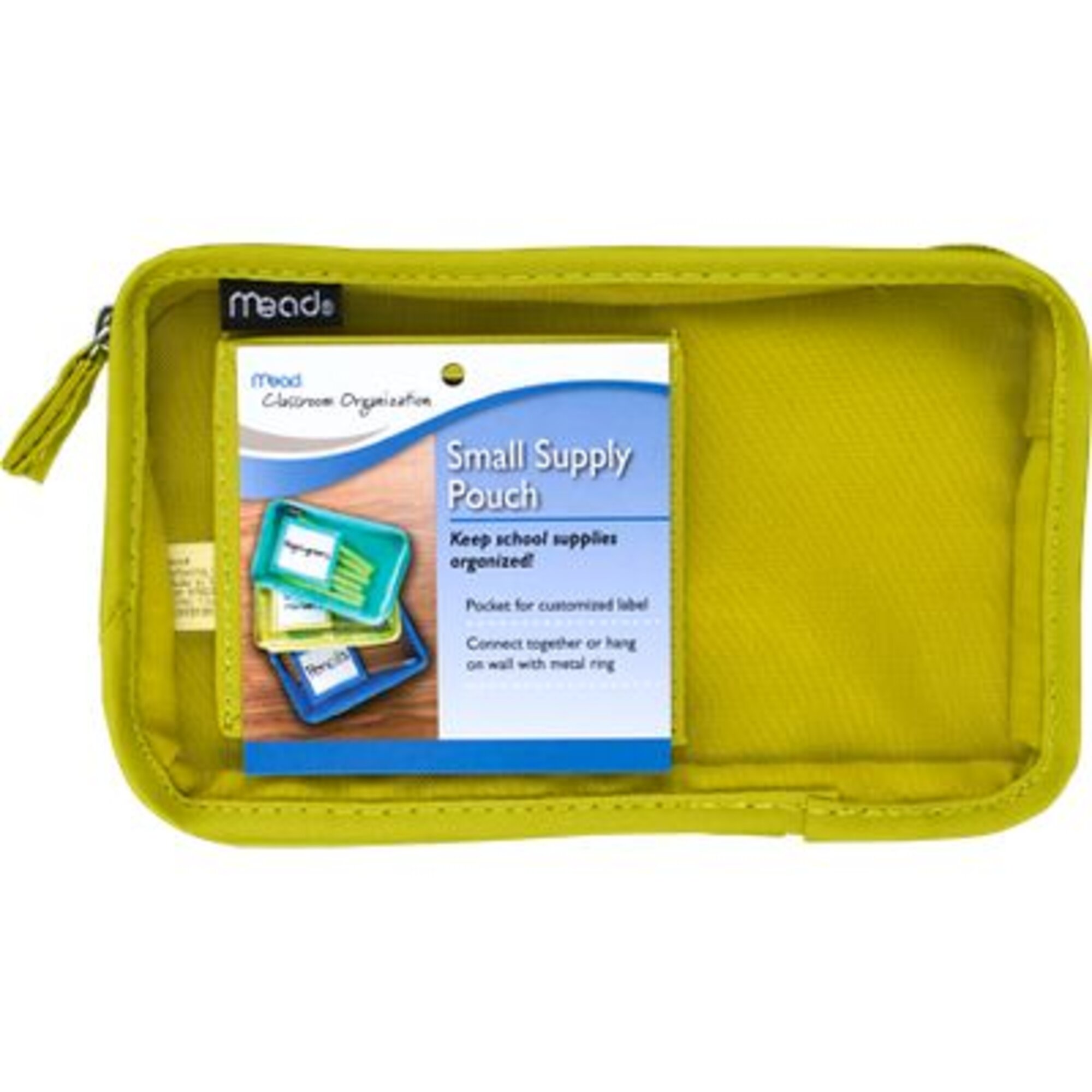 Mead Supply Zipper Pouch, Small, Green