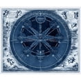 thumbnail image 3 of Vision Studio 23x20 Black Modern Framed Museum Art Print Titled - Indigo Planetary Chart, 3 of 5