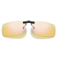 thumbnail image 4 of tooloflife Clip on Sunglasses Anti-Blue Light Glasses Clip Relief of Headaches Dry Eyes Unisex Adults Yellow, 4 of 6