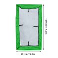 thumbnail image 2 of Hbdhejl Replacement Shade Cover For Swing Seat 3 Seater Garden Swing Cover Rainproof Garden Patio Outdoor Rainproof Swing Shade Cover Replacement Shade Cloth, 2 of 3