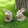 thumbnail image 4 of Mini Realistic Plush Rabbits Kids Toys Decorations Birthday Gift Lifelike Artificial Animal pocket Bunny Plush Toys Model, 4 of 5