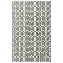 SAFAVIEH Cedar Brook Crispian Geometric Area Rug, Grey/Ivory, 5' x 8'