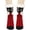 501_Wine, variant on CYSFASHION Ankle Socks for Women Fall Fashion Must Haves Animal Socks Breathable Ruffle Toe Seamed Women's Socks Khaki