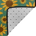 thumbnail image 2 of DouZhe Orange Sunflower Flowers Pattern Area Rugs Non-Slip Machine Washable Floor Mat, Style Carpet Doormat, 63x48 inches, 2 of 6