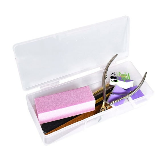 PandaSpa Personal Tool Box for Professional Manicurist Nails Pedicure Large size Clear