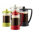 thumbnail image 4 of Bodum Brazil French Press Coffee Maker, Borosilicate Glass, 34 Ounce, Black, 4 of 8