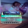 thumbnail image 4 of Altavoces Bluetooth Escritorio Inalámbrico Bluetooth Altavoces Ruido Blanco Música Rgb Display de Reloj de Luz Bluetooth Inalámbrico Audio de Llenado Altavoces Bluetooth con Luces, 4 of 9