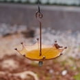 thumbnail image 6 of Cinvoph Bird Feeder Outdoor Hanging Tray Umbrella-Shapedl Weather Resistant for Backyard Garden Terrace Outdoor 9.5"W, 6 of 9