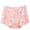 Light Pink, variant on Womens Floral Lace High Waist Panties Full Coverage Mesh Breathable, Size L