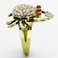 thumbnail image 4 of Womens Gold Crab Ring 316L Stainless Steel Anillo Color Oro Para Mujer Ninas Acero Inoxidable with Top Grade Crystal in Multi Color Hadessah, 4 of 4